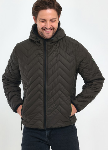 Оливкова (хакі) демісезонна куртка Trend Collection