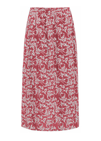 Темно-розовая кэжуал цветочной расцветки юбка Jack Wolfskin