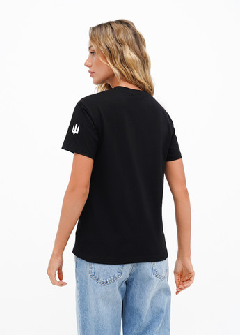 Чорна літня жіноча футболка Kasta x ЄП