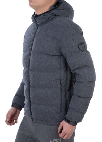 Серая зимняя куртка ARMANI EA7