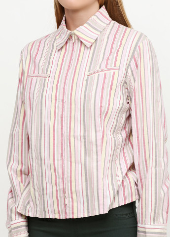 Светло-розовая кэжуал рубашка в полоску Amalia