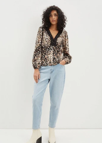 Коричнева блуза Dorothy Perkins