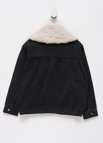 Черная демисезонная куртка H&M