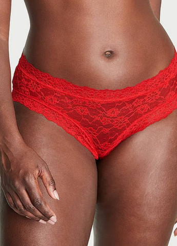 Червоний демісезонний комплект (бюстгальтер, трусики) Victoria's Secret