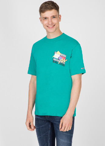 Бірюзова футболка Tommy Hilfiger