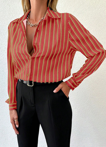 Коралова блуза SHEIN