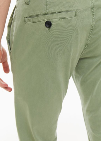 Светло-зеленые кэжуал демисезонные чиносы брюки Tom Tailor