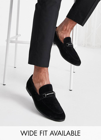 Черные кэжуал туфли Asos без шнурков