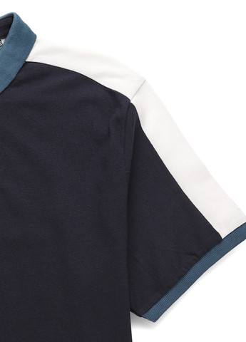 Темно-синяя футболка-поло для мужчин Only & Sons однотонная