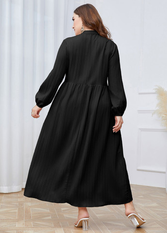 Чорна кежуал сукня оверсайз SHEIN однотонна