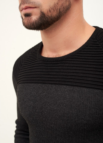 Черный демисезонный свитер Lagos