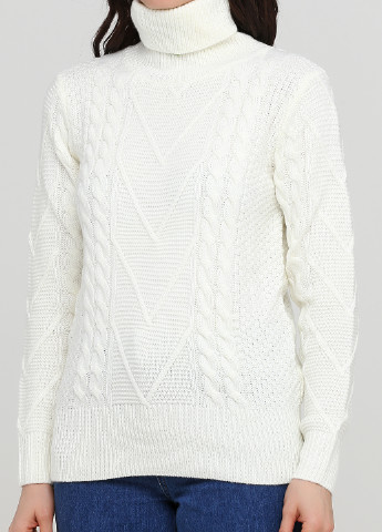 Молочний демісезонний светр William de Faye
