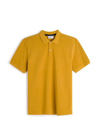 Желтая футболка-поло для мужчин Springfield однотонная