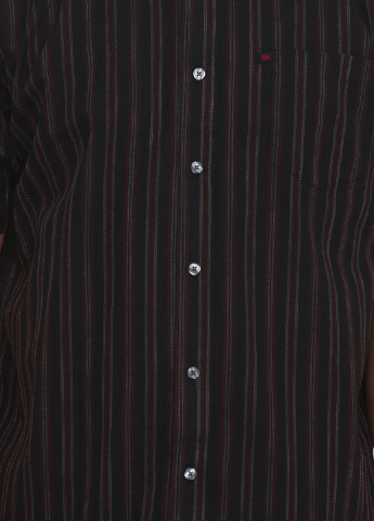 Черная кэжуал рубашка в полоску Asos