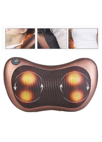 Массажная подушка для шеи и спины Massage Pillow на 4 ролика XO (252468942)