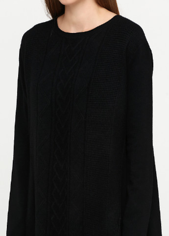 Чорна кежуал сукня оверсайз Louise Orop однотонна