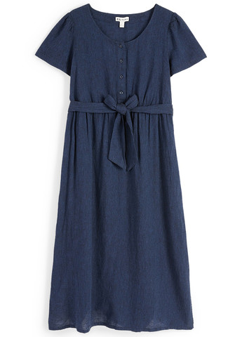 Темно-синя кежуал сукня для вагітних C&A однотонна