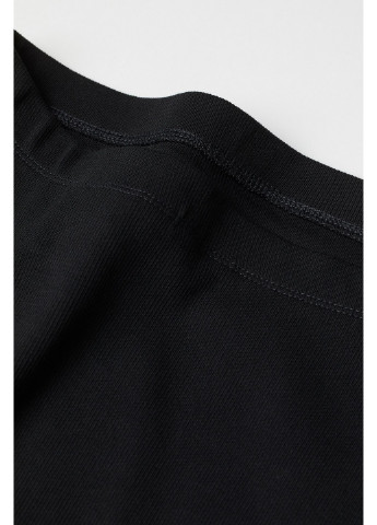 Черная в горошек юбка H&M