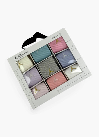 Комбинированные носки bj0810-782 Jordan однотонные (369766443)