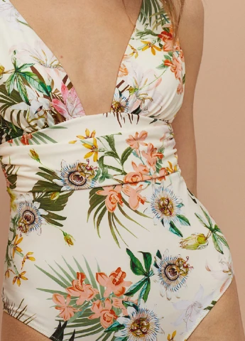 Білий літній купальник H&M