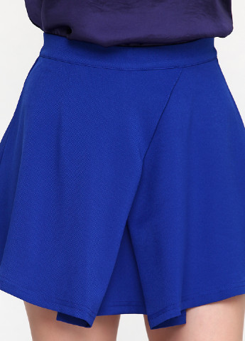 Синяя кэжуал однотонная юбка In Style