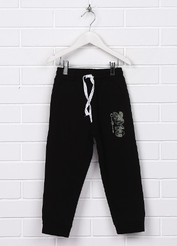 Черные кэжуал демисезонные брюки прямые Cigit