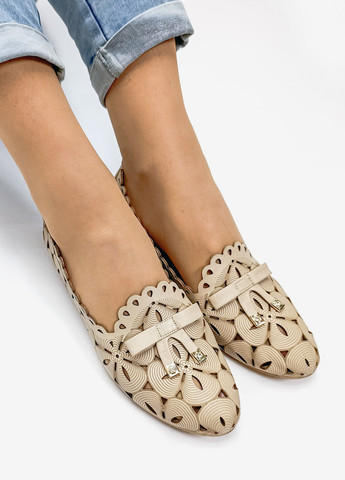 Maxima Туфлі туфлі-човники бежевий з натуральна шкіра, туреччина — літо (332006955)