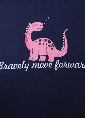 Темно-синя всесезон піжама (лонгслів, штани) лонгслів + брюки SHEIN