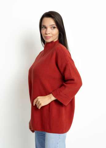 Темно-червоний демісезонний светр Time of Style