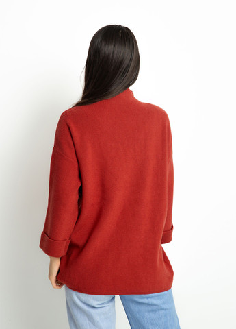 Темно-червоний демісезонний светр Time of Style