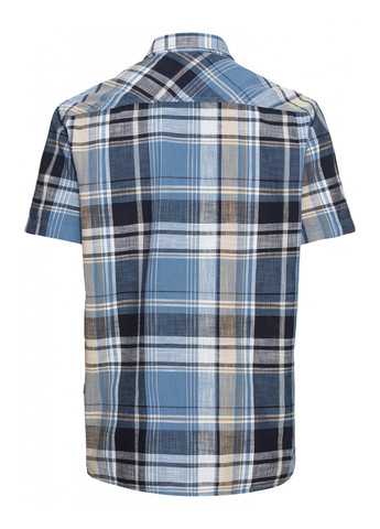 Голубой кэжуал рубашка в клетку Camel Active