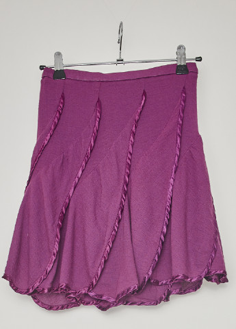 Фиолетовая кэжуал однотонная юбка Nolita миди
