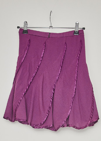 Фиолетовая кэжуал однотонная юбка Nolita миди