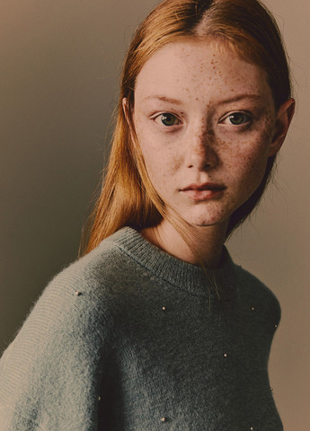 Серо-зеленый зимний джемпер джемпер H&M