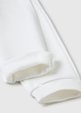 Белые кэжуал, спортивные демисезонные джоггеры брюки United Colors of Benetton