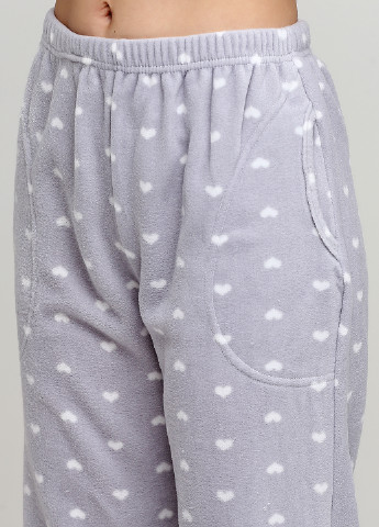 Світло-сіра всесезон піжама (світшот, штани, маска для сну) свитшот + брюки Fawn
