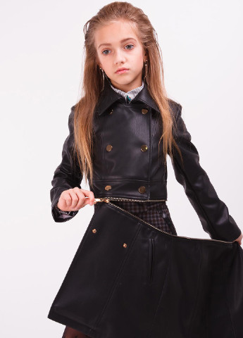 Черная демисезонная куртка Sofia Shelest