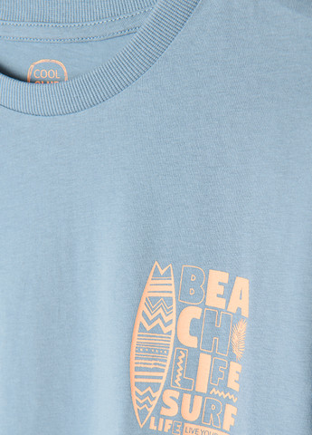Сіро-голубий літня футболка Cool Club