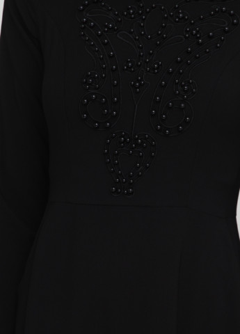 Черное вечернее платье макси Imperial однотонное