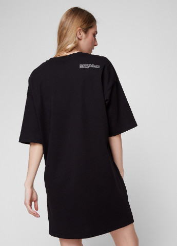 Чорна кежуал сукня сукня-футболка Replay однотонна