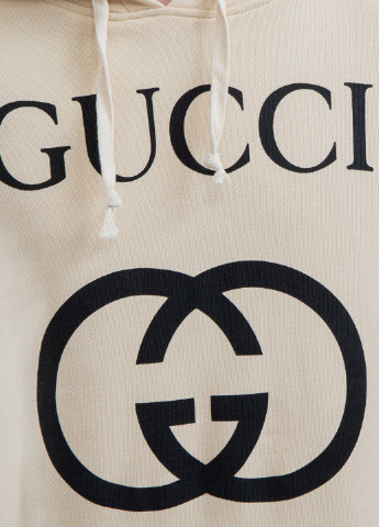 Черный худи с логотипом Gucci (251176509)