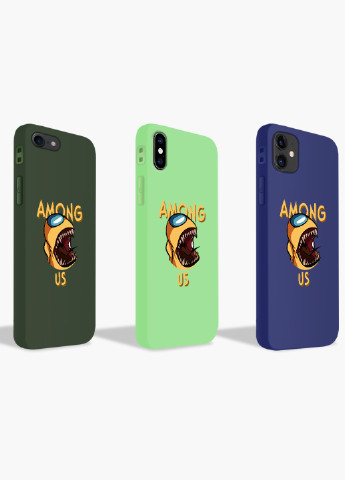 Чохол силіконовий Apple Iphone 8 Амонг Ас Жовтий (Among Us Yellow) (6151-2409) MobiPrint (219558969)