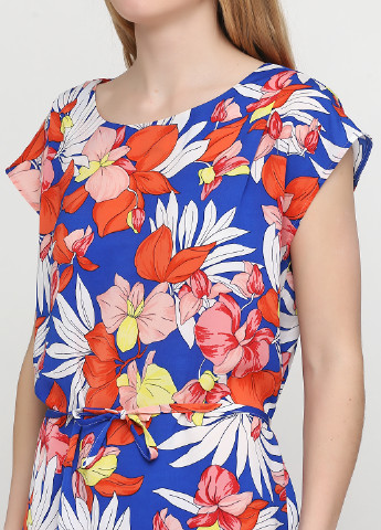 Комбинированное кэжуал платье Pepe Jeans с цветочным принтом