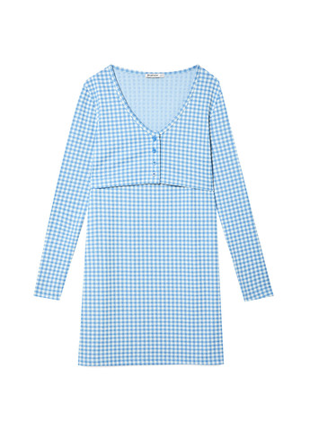 Голубой демисезонный комплект (платье. болеро) Stradivarius