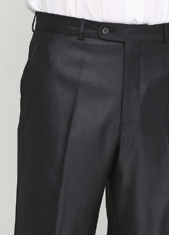 Черные классические демисезонные прямые брюки Galant