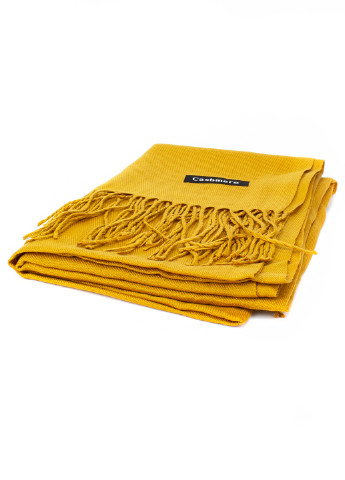 Жіночий кашеміровий шарф Гірчичний Cashmere s92014 (224977613)