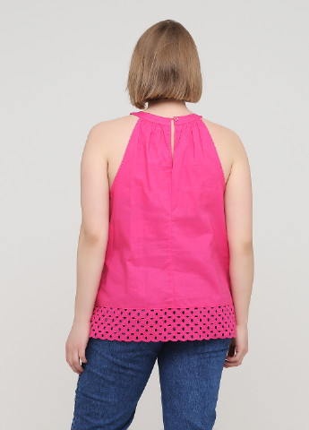 Блуза Signature однотонный розовый кэжуал хлопок