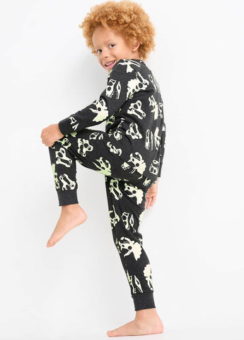 Темно-серые домашние демисезонные брюки джоггеры C&A