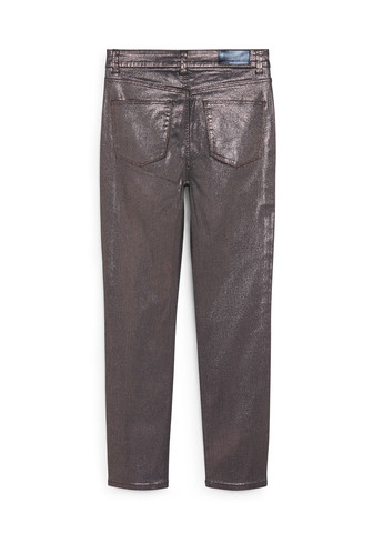 Серебряные кэжуал демисезонные зауженные брюки C&A