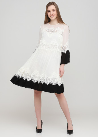Білий кежуал сукня а-силует Twin-Set однотонна